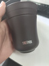 膳魔師（THERMOS）旅行茶具一壺兩杯雙層茶壺茶杯套組便攜水杯隔熱茶旅套裝TCMU-200 霧棕旅行茶具茶葉禮盒套裝 曬單實(shí)拍圖