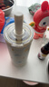 BABLOV花伴森玻璃不銹鋼雙內(nèi)膽保溫杯學(xué)生節(jié)日禮物高顏值吸管桌面杯子 奶白甜心550ml 曬單實(shí)拍圖