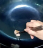 RWTW章丘手工鐵鍋炒鍋不粘鍋家用圓底雙耳炒菜鍋無(wú)涂層少煙燃氣灶適用 【宗師級雙耳黑鍋】 50cm 曬單實(shí)拍圖