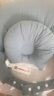 Hyeababy哺乳枕頭喂奶神器孕婦坐月子護(hù)腰枕橫抱嬰兒喂奶椅墊躺喂 淡蘭 曬單實(shí)拍圖