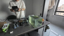 AC濾材纖維菌環(huán)陶瓷環(huán)玻璃石英球細(xì)菌屋硝化凈水神器過魚缸過濾材料 纖維菌環(huán)3L(含網(wǎng)袋) 曬單實(shí)拍圖