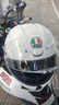 AGV K6S摩托車(chē)頭盔全覆式防霧全盔通勤摩旅跑盔啞黑秋冬 WHITE-珍珠白 XL碼(適合59-61cm的頭圍) 曬單實(shí)拍圖