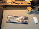 TickType機械鍵盤evo80三模2.4G藍牙HiFi客制化鋁坨坨鍵盤 陽極紫 三模淺淺奶軸（悶軸） 曬單實拍圖