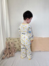 巴帝巴帝秋季新款純棉嬰幼兒童家居服套裝男女同款空調服 波點(diǎn)鴨 100 曬單實(shí)拍圖