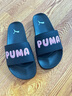 彪馬（PUMA）戶外輕便透氣拖鞋一字拖男女夏季休閑涼鞋LEADCAT 387234 黑色-淺粉紅-白-02 37 曬單實(shí)拍圖