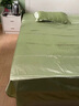 花花公子（PLAYBOY）冰絲床單夏季雙人1. 8m2.0米夏天被單單人宿舍1.5m純色床墊保護蓋 冰絲款-淡雅玉【絲滑裸睡】 床單三件套170x230cm【床單+枕套一對】 曬單實(shí)拍圖
