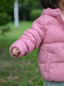 巴拉巴拉balaOne寶寶羽絨服三防男童冬裝女童連帽外套萌2025新款 粉色兔紙60027-白鴨絨 110 充絨量67g 曬單實(shí)拍圖