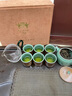 蘇蔻梅子青韻龍泉青瓷非遺茶具套裝草木灰釉功夫茶具送禮盒裝 青韻青瓷 曬單實(shí)拍圖