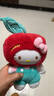 TOP TOY三麗鷗Hello Kitty櫻桃搪膠大體凱蒂貓公仔兒童玩具生日禮物女生 曬單實(shí)拍圖