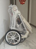 優(yōu)樂博（ULOP）高景觀嬰兒車折疊可坐可躺帶減震嬰兒推車新生兒寶寶雙向手推車 嬰兒推車可坐可躺遛娃神器-茶 曬單實拍圖