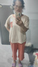 頂瓜瓜頂呱呱睡衣女純棉春夏短袖情侶可外穿家居服套裝女彩棉米女175 曬單實拍圖