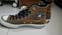 匡威（Converse）官方 1970S男女高幫復古翻毛皮運動(dòng)鞋棕色169337C 169337C/褐色 41.5 曬單實(shí)拍圖