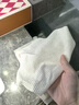 全棉時(shí)代洗臉巾 80片*6包一次性毛巾擦臉棉柔巾100%20*20CM 曬單實(shí)拍圖