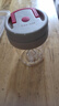 新款電動攪拌杯懶人搖搖杯自動飲料攪拌杯一鍵攪拌咖啡奶粉玻璃杯 小紅手【送電池】 1個 300ml 曬單實拍圖