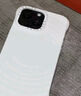 CASETIFY白色波漾手機(jī)殼MagSafe兼容 硅膠手機(jī)殼 適用于iPhone 16 Pro Max 曬單實(shí)拍圖