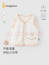 童泰（TONGTAI）嬰兒馬甲春秋季純棉男女寶寶衣服兒童背心坎肩馬夾馬夾白色73cm 曬單實(shí)拍圖
