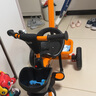 Babyjoey兒童三輪車腳踏車1-3-5歲 簡易自行車多功能手推車小蜜蜂橙色 曬單實(shí)拍圖