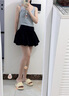 UR2025春季新款女裝輕芭蕾風(fēng)蓬蓬花苞短款半裙UYY550009 曬單實(shí)拍圖