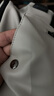 法萊阿瑪尼男士雙肩包男時(shí)尚潮流大容量休閑背包電腦包學(xué)生書(shū)包旅行包 黑加灰 曬單實(shí)拍圖