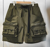 馬登工裝山系戶(hù)外夏季短褲男立體多口袋機能褲百搭直筒五分褲 橄欖綠 S 曬單實(shí)拍圖