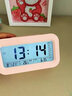 書(shū)芮鬧鐘學(xué)生專(zhuān)用起床神器鬧鈴2025新款智能電子時(shí)鐘桌面表兒童男女孩 白色【智能語(yǔ)音播報】電池款 曬單實(shí)拍圖