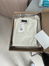 珍貝【精編純羊絨衫】女秋季新款短袖針織套頭上衣薄31150 白色 XL （110） 曬單實(shí)拍圖
