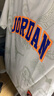 NIKE  JORDAN 耐克童裝男童短袖T恤新款兒童暗紋滿(mǎn)印短T上衣 純白色 160 /80 【建議身高158-170cm】 曬單實(shí)拍圖