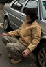 Shelley Jonesvintage卡其色帆布水洗牛仔外套男款美式潮牌翻領(lǐng)底特律工裝夾克 卡其色 XL [推薦120-140斤] 曬單實(shí)拍圖
