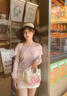 美杜手工編織包包女2025海邊度假沙灘手提包小眾旅行菜籃子斜挎草編包 編織小包【玫粉色】 曬單實拍圖