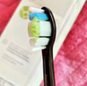 飛利浦（PHILIPS）電動牙刷刷頭  鉆石亮白型刷頭W2 HX6063/96 3支裝黑色 適配鉆石3系 5系、9系 曬單實拍圖
