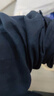 無印良品（MUJI）男式 麻 立領(lǐng)長袖襯衫 男士襯衣 漢麻 男裝 上衣  AC9AAA4S 藏青色 L (175/100A) 曬單實(shí)拍圖