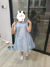 迪士尼女童愛(ài)莎公主連衣裙子新品連衣裙子女童夏季裝2025新中式旗袍漢服 曬單實(shí)拍圖