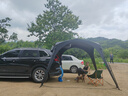 black dog黑狗自動穹頂天幕速開戶外露營自立免搭建黑膠遮陽棚 天幕 曬單實拍圖