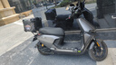 星騎俠裂行pcx160摩托車尾箱uy125uu鋁合金尾箱巧格i電動車小牛n1后備箱 45熊貓大師黑+內(nèi)襯+靠背+碳座 曬單實拍圖