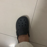 樸西厚底包頭半拖女士夏外穿洞洞鞋珍珠黑  37-38 曬單實(shí)拍圖