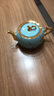 永豐源（auratic）夫人瓷西湖藍 茶杯陶瓷杯茶壺 手繪金邊 中國風(fēng)家用中式 茶壺【200ml】 1人飲 1件 曬單實(shí)拍圖
