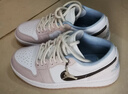 耐克（NIKE）Jordan官方喬丹時髦AJ1板鞋女子輕松假日風(fēng)運動鞋新款 IB8859 101白/礦石灰/白/柔粉/淡紫色 42 曬單實拍圖