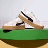 彪馬（PUMA）【厚底鞋】增高小白鞋松糕鞋女子休閑板鞋PLATFORM391942 純白色-黑色-金色-01 37.5 曬單實拍圖