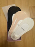ubras無(wú)痕隱形防滑超淺口船襪透氣抗菌襪子女防掉跟（3雙裝） 淺口-黑*2+奶油杏色*2+白 5雙 均碼 曬單實(shí)拍圖