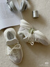 NINE WEST/玖熙厚底休閑鞋撞色老爹鞋懸浮底小白鞋 NP365017EK 白/海帶綠36 曬單實拍圖