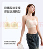 浪莎內(nèi)衣女夏季薄款細肩帶無痕無鋼圈大胸顯小胸聚攏百搭吊帶背心文胸 曬單實拍圖