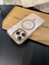 穹燃適用蘋果16promax手機殼新款閃粉邊框iphone16pro磁吸充電15硅膠防摔保護套14透明高級輕奢女外殼 【沙漠金】閃粉磁吸邊框-氣囊防摔 iPhone 16 Pro Max 曬單實拍圖