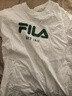FILA 斐樂(lè)官方男女同款針織T恤2025年夏季純棉寬松休閑情侶短袖t恤 曬單實(shí)拍圖