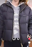 Teenie Weenie小熊女裝冬裝少女感云感零壓羽絨服馬卡龍粉面包外套 黑色 M (165) 曬單實(shí)拍圖