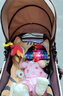 ANGI BABY嬰兒車高景觀嬰兒推車可坐可躺雙向避震0-3歲新生兒遛娃神器推車 卡其金翎【四輪橡膠】 嬰兒車高景觀輕便避震遛娃神車 曬單實(shí)拍圖
