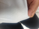 美羅邦（Meloban）100%純棉夏季男士短袖t恤打底衫潮韓版修身ins純色上衣服男裝夏裝 白色【100%純棉】 L 建議120-135斤 曬單實(shí)拍圖