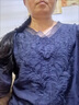 芬伶夏季棉麻上衣女襯衫V領(lǐng)高級(jí)感修身遮肚洋氣大碼中年媽媽亞麻短袖 藏青色【原版正品】 2XL 建議【125-140斤】 曬單實(shí)拍圖