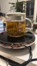 高茗超薄電陶爐燒茶爐靜音小型新款古法茶爐玻璃煮茶壺套裝家用茶具 詩園爐+逍遙壺 400ml 曬單實拍圖