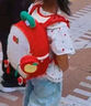 MiDeerMiDeer戶(hù)外功能系列幼兒背包可愛(ài)雙肩包-小蘋(píng)果（S) 曬單實(shí)拍圖