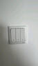 施耐德電氣 一開(kāi)單控開(kāi)關(guān) 86型單開(kāi)開(kāi)關(guān)插座面板單聯(lián)開(kāi)關(guān)面板 睿意系列 白色 曬單實(shí)拍圖